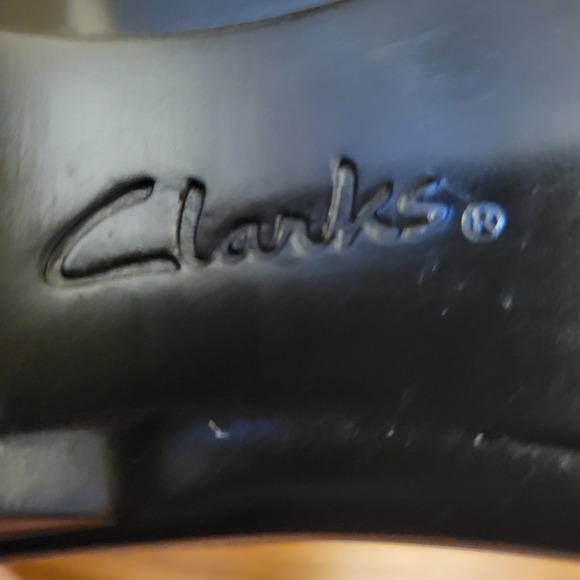 Clarks Bendables Wish Trance‎ Brown Leather Booties Cottage Core Office Size 8M - Picture 8 of 8